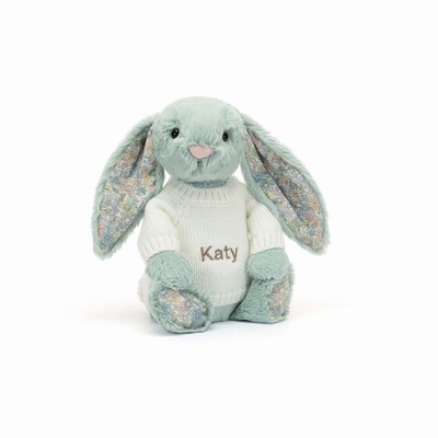 Jellycat Blossom Sage Konijn with Cream Jumper | JQ0745962